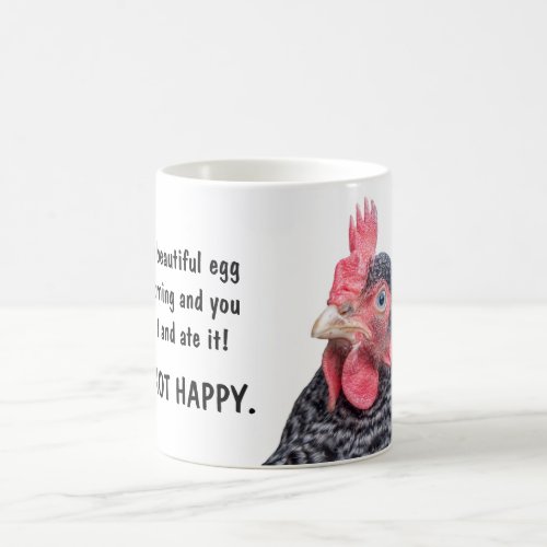 You stole my egg and ate it _ Grumpy Chicken Coffee Mug