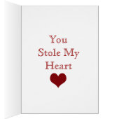 You Stole My Heart Flying Crow Cards (Inside (Right))