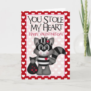 You Stole My Heart Happy Valentine Card
