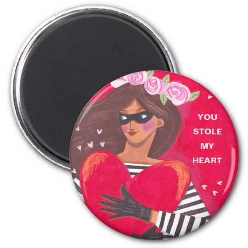 You Stole My Heart Valentines Day Magnet