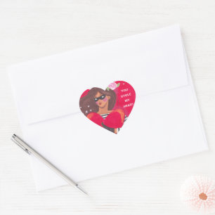 You Stole My Heart Valentine's Day Sticker