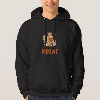 You Stress Meowt Cat Pun Graphic Hoodie