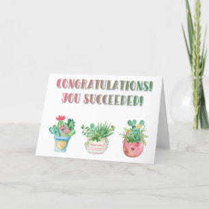 YOU SUCCEEDED! HOLIDAY CARD