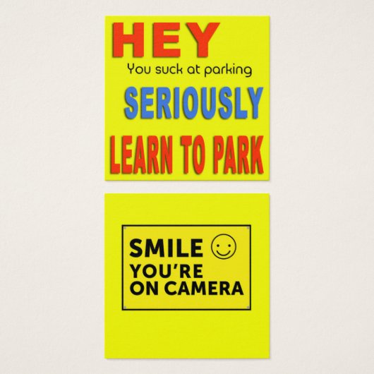 YOU SUCK AT PARKING (Front & Back)