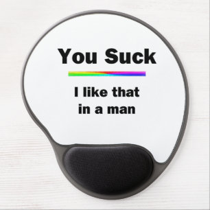You Suck Gel Mouse Pad