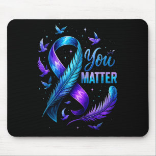 You Suicide Awareness Ribbon Butterfly For Women M Mouse Pad
