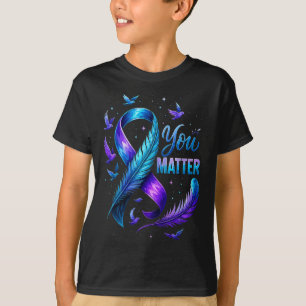 You Suicide Awareness Ribbon Butterfly For Women M T-Shirt