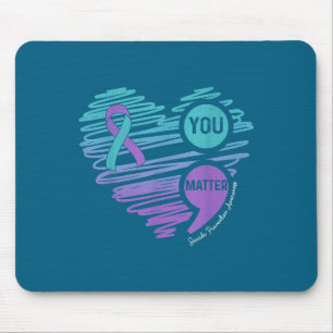 You Suicide Prevention Awareness Semicolon Suprt Mouse Pad