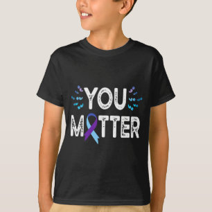 You Suicide Prevention Awareness Shirt Purple Ribb