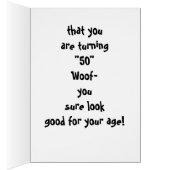 YOU SURE LOOK GOOD FOR "50" CARDS (Inside (Right))