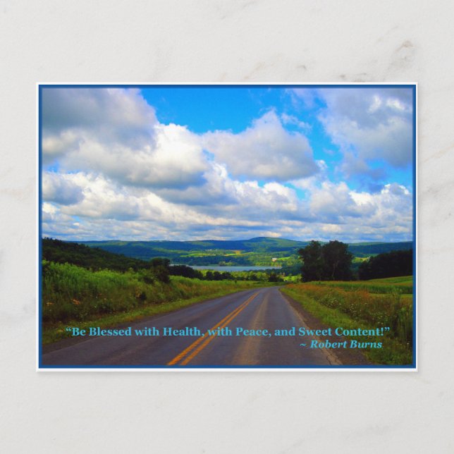 You take the High Road Postcard (Front)