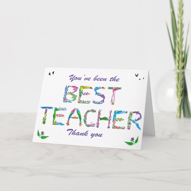 You' Thank You Card (Front)