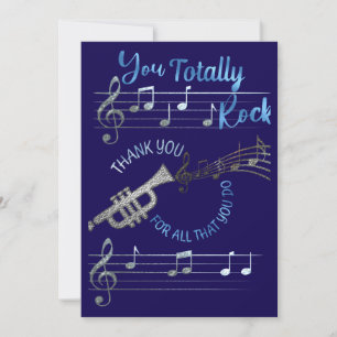 You totally rock holiday card