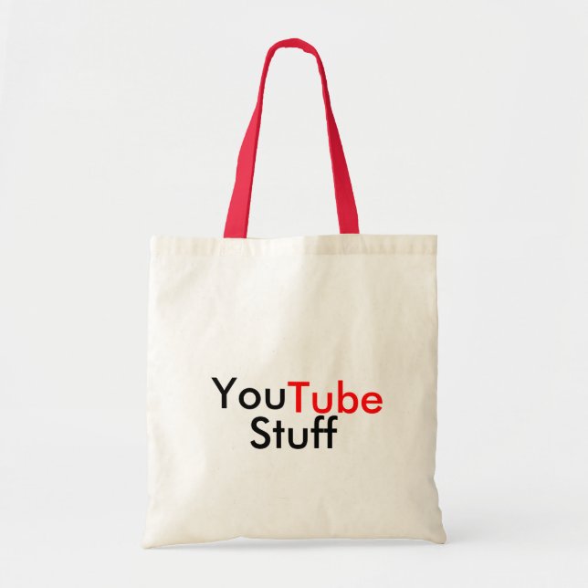 You Tube Stuff Tote Bag (Front)