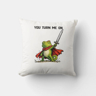 You Turn Me On Throw Pillow