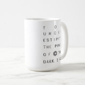 You Underestimate The Power Of The Dark Side Coffee Mug (Front Right)