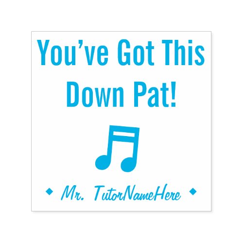 Youve Got This Down Pat  Custom Teacher Name Self_inking Stamp