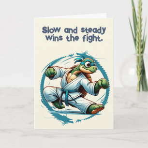 You’ve Got This Taekwondo Turtle Encouragement Card