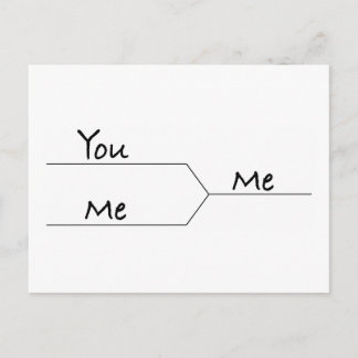 "You Vs. Me" March Madness-Style Bracket Postcard