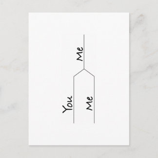 "You Vs. Me" March Madness-Style Bracket Postcard