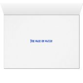 You Walk On Water Cards (Inside Horizontal (Bottom))