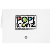 'you wanna piz'za me?' humorous parody card (Back Horizontal)