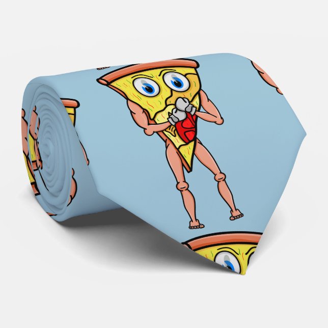 You want a pizza me? tie (Rolled)