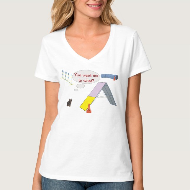 You want me to what? Yorky T-Shirt (Front)