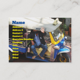You want TAXI TUK-TUK? Business Card