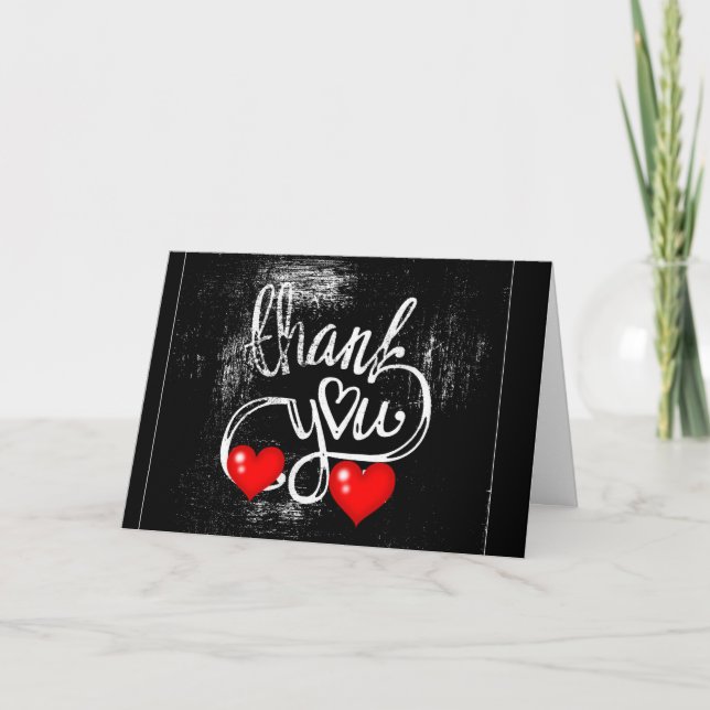 YOU WENT ABOVE AND BEYOND-THANK U FRIEND THANK YOU CARD (Front)