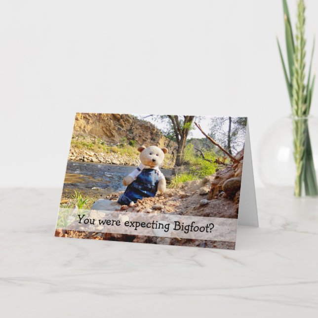 YOU WERE EXPECTING BIGFOOT? 3 ANNOUNCEMENT (Front)