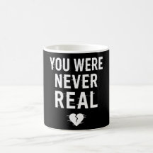 You Were Never Real – Glitched Broken Heart Design
