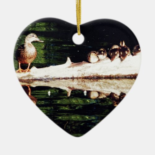 You Will Always Be Here In My Heart Ceramic Ornament