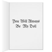 You Will Always Be My Doll Cards (Inside (Right))