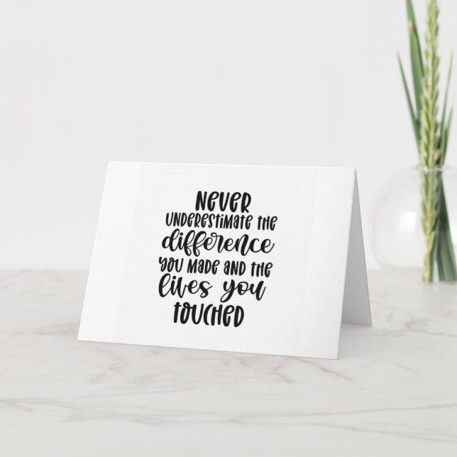 YOU WILL BE MISSED AT THE OFFICE "RETIREMENT" CARD (Front)