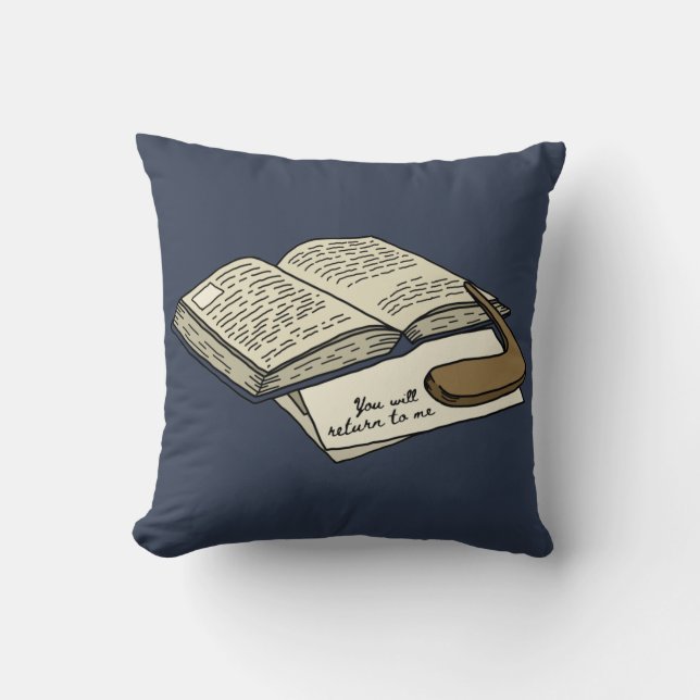 You Will Color Throw Pillow (Front)