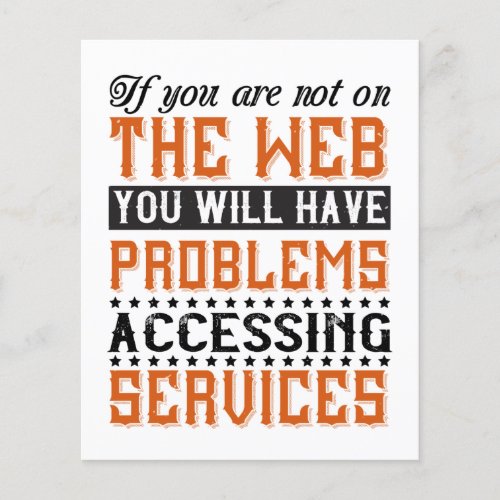 You Will Have Problems Accessing Services
