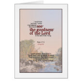 You will see the goodness of God - Psalm 27:13 (Front)