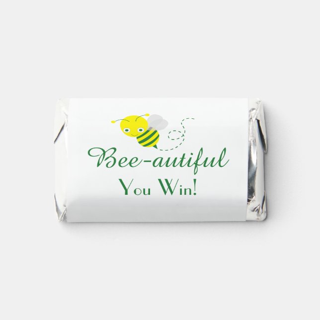 You Win!! Baby Shower Game Prizes Hershey's Miniatures (Front)