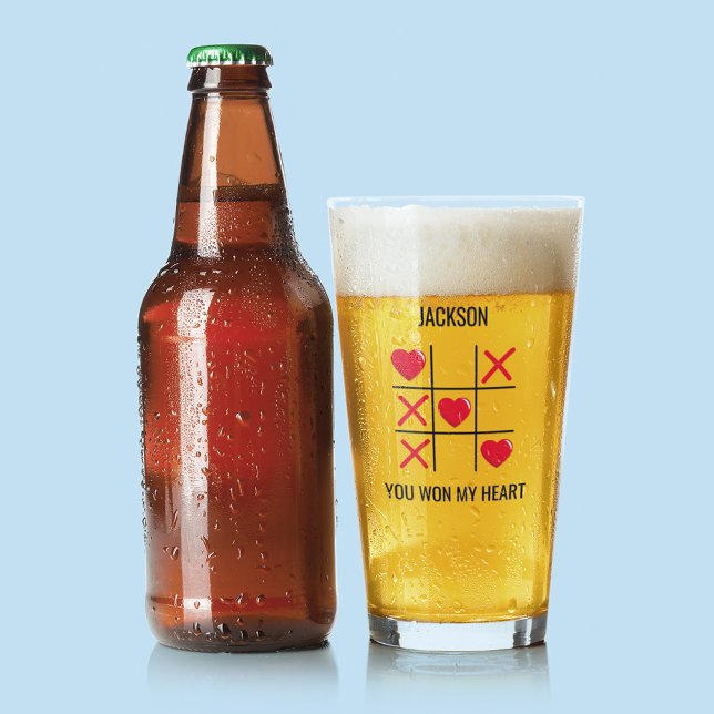 You Won My Heart Couple Glass (Creator Uploaded)