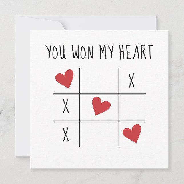 You Won My Heart Note (Front)