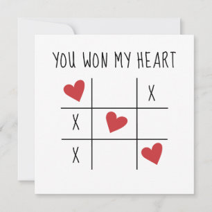 You Won My Heart Note Card