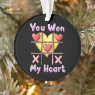 You Won My Heart Romantic & Cute Valentine’s Day Ornament