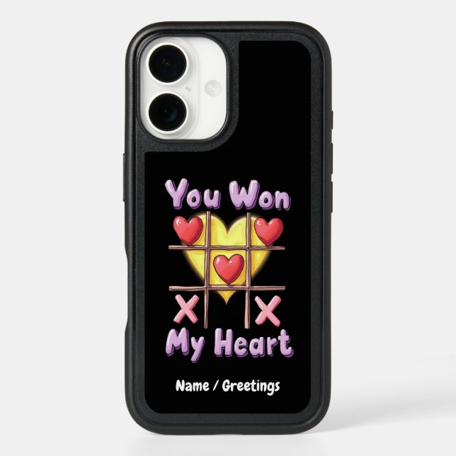 You Won My Heart Romantic & Cute Valentine’s Day Otterbox iPhone Case (Back)