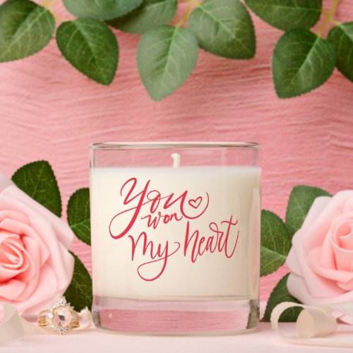 You Won My Heart | Romantic Scented Candle