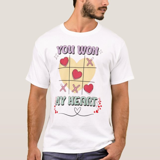 You Won My Heart T-Shirt for Men – Valentine's Day (Front)