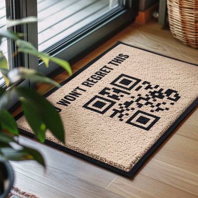 You Won't Regret This Generate QR Code Fiber Doormat (Creator Uploaded)