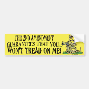 You Won't Tread on Me Bumper Sticker