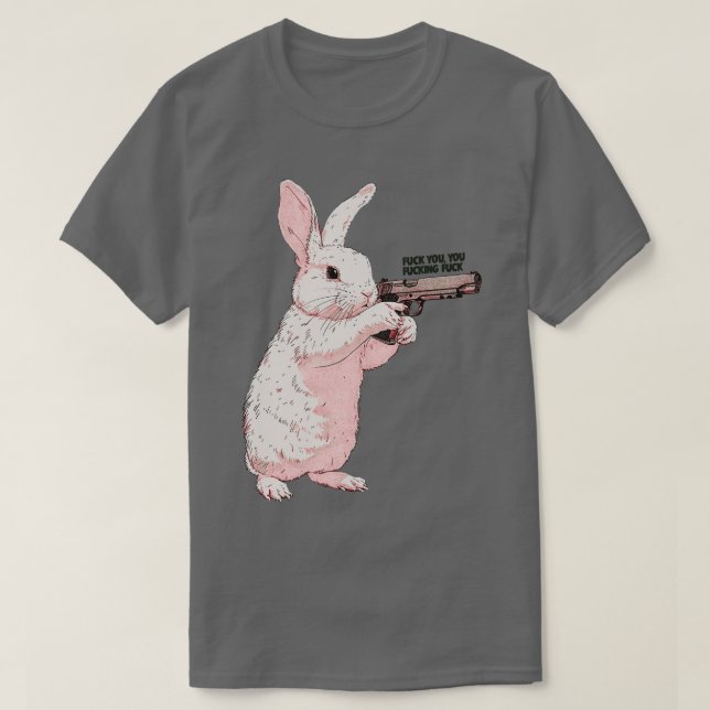 You You Cute Bunny T-Shirt (Design Front)