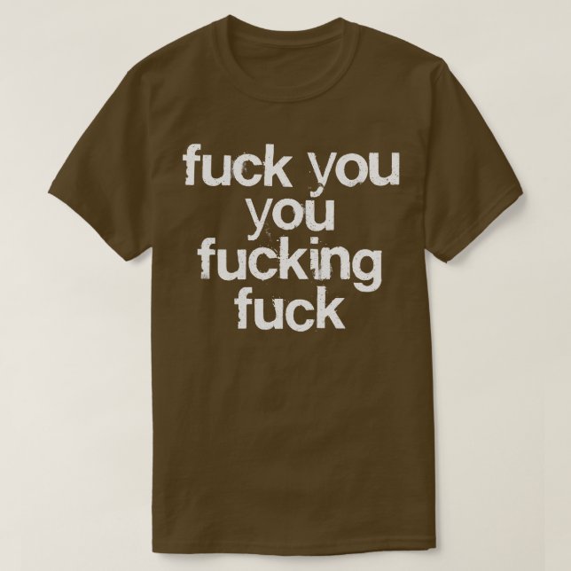 You You Faded Grunge Style 3 T-Shirt (Design Front)